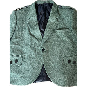 Veste Kilt Écossaise OEM ODM Vert Argyle et Gilet Assorti pour Mariage 2026 - Product Image 4