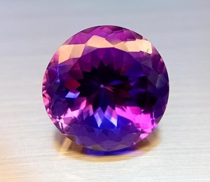 Piedra Preciosa de Amatista Natural, Amatista Suelta con Corte Redondo, Piedra Preciosa Certificada, Cristal de Cuarzo Morado para Joyería - Product Image 3