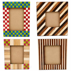 Marco de Fotos Artesanal de Cuerno de Buey y Madera de Pino, Marco Decorativo para Mesa de Hogar, Escritorio, Decoración de Sala de Estar y Regalos - Product Image 2