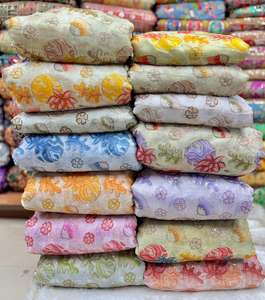 Tela Jimichu al por Mayor, Textura Lisa y Brillante, Peso Medio, Transpirable, Material para Vestidos, Blusas y Saris de Boda, Fabricación de Prendas - Product Image 5