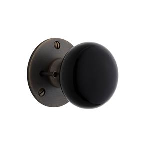 Elegante Perilla Redonda para Gabinete en Color Negro - Bronce, Cajones Simulados para Armario con Diferentes Colores, Principalmente Utilizados para Oficina y Escuela - Product Image 1