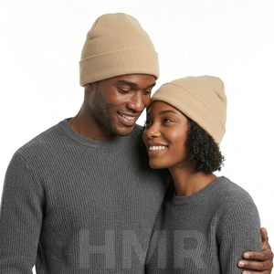 Gorro Unisex HMR Sisterhood Brotherhood, Color Sólido, Cálido para Invierno, Estilo Casual, 100% Acrílico, Tejido a Máquina para Adultos - Product Image 3