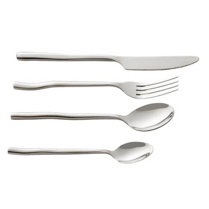 Ensemble de Couverts en Acier Inoxydable de Qualité Supérieure, Meilleures Ventes, Luxe Moderne, Vaisselle Minimaliste Écologique Effet Miroir pour Fêtes - Product Image 4