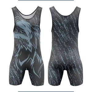 Combinaisons de lutte personnalisées en polyester respirant à 100 % pour femmes et hommes - Product Image 6