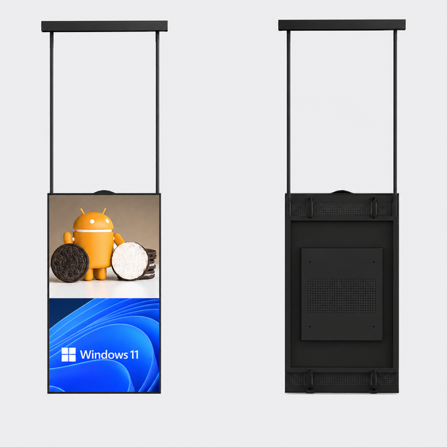 Sunlight-Readable 2500 Nits High Brightness Window LCD Digital Signage Animation for Self-Service Business Shop Showcase