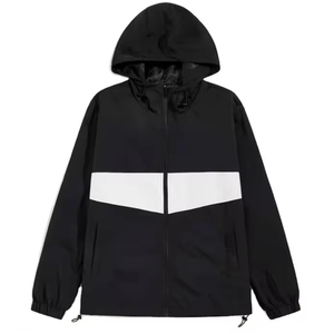 High Quality <b>Men</b> Gym Wear Training Custom Street wear <b>Men's</b> Vintage <b>Pullover</b> Zip up Nylon <b>Jacket</b> High Windbreaker <b>Jacket</b> for <b>Men</b> - Product Image 1