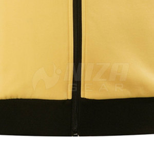 เสื้อแจ็คเก็ตแทร็คสีเหลืองขาวสำหรับผู้ชาย NIZA GEAR แบบซิปเต็มตัว คอตั้ง สไตล์สปอร์ตแคชชวล ระบายอากาศได้ดี เป็นมิตรกับสิ่งแวดล้อม ผลิตจากโพลีเอสเตอร์ รุ่น Racer - Product Image 5
