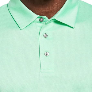Polo de golf à manches courtes pour homme avec logo personnalisé, de haute qualité, couleur foncée, séchage rapide, respirant, pour les sports de plein air en été - Product Image 4