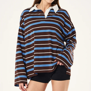 Wholesale <b>Women</b> <b>Polo</b> Shirts Casual Streetwear Breathable Quick Dry Cotton Polyester High Quality New Fashion Apparel - Product Image 1