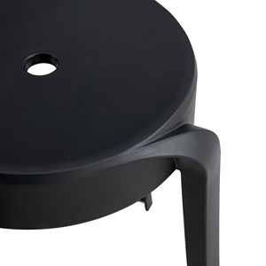 Confezione da 6 sgabelli in plastica impilabili nidificanti flessibili per interni/esterni sedie Decorative colorate per sedie scolastiche - Product Image 4