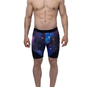 Mid Waist Breathable Spandex Polyester <b>Compression</b> <b>Shorts</b> For <b>Men</b> Running Workout Athletic <b>Compression</b> <b>Shorts</b> For Online Sale - Product Image 1