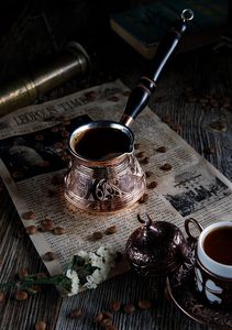 Cafetera Redonda de Metal, Estilo Occidental, Cafetera Portátil, Cafetera para Cafetería, Restaurante y Cocina - Product Image 3