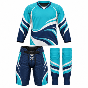 Servicios OEM para Adultos, Uniformes de Hockey sobre Hielo Unisex Personalizados, Ropa Deportiva de Equipo con Todas las Tallas Disponibles, Hechos de Poliéster - Product Image 4
