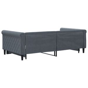 Lit de repos gris foncé 39,4 x 74,8 po avec lit gigogne, sans matelas - Product Image 5
