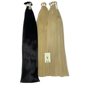 Hot January Products Silky Smooth Real Vietnamese Human Hair Extensions Bulk Hair Natural Various Color Choices