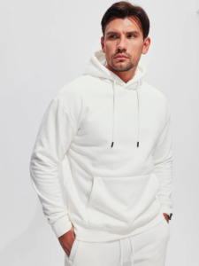 เสื้อฮู้ดดี้กีฬา 180 GSM 6 สีให้เลือก สำหรับผู้ชาย เสื้อฮู้ดดี้ออกกำลังกายหลากสีสำหรับฤดูหนาว เหมาะสำหรับวิ่งและออกกำลังกายที่ยิม มีเชือกผูกที่คอ - Product Image 2