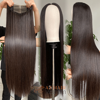 Perruque Lace Front en Cheveux Humains Vierge 100% Naturels Vietnamiens, Cuticules Alignées, Longue Longueur, Prix de Gros