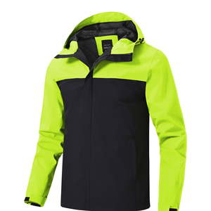 Bonded Membrane Men Hooded Windproof Jacket High Shield Sport Coat Heavy Duty Performance Athletic <b>Zip</b> <b>up</b> Outerwear Front Logo - Product Image 1