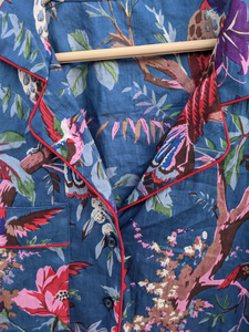 ชุดนอนผ้าฝ้ายพิมพ์ลายบล็อกด้วยมือ 100% สุดนุ่มเบาสบาย พร้อมเชือกผูกเอวสำหรับผู้หญิง ขายดีประจำปี 2026 - Product Image 4