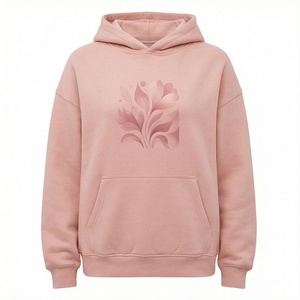 Sudadera con Capucha para Mujer, Material de Algodón Puro, Transpirable, con Logotipo Personalizado, Diseño de Ropa Urbana a la Moda - Product Image 1