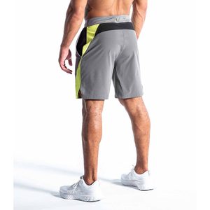 Shorts de sport décontractés pour hommes, fins et amples, avec cordon de serrage, couleur unie, simples, pour la plage, vente en gros, shorts personnalisés - Product Image 3