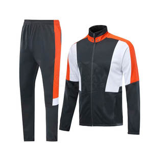 Chándal multiusos para hombre con cremallera, tela ligera que absorbe la humedad, para gimnasio, correr y entrenamientos deportivos. - Product Image 3