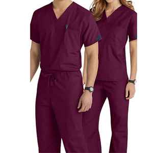 Uniforme Médico Transpirable y Ecológico de Spandex para Enfermeras, Conjunto de Uniformes Médicos Unisex de Último Diseño, Uniforme de Hospital - Product Image 1