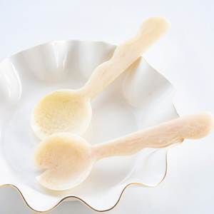 <b>SERVING</b> STYLE HANDMADE RESIN SALAD <b>SPOON</b> Servers Decorative <b>Serving</b> <b>Spoons</b> Set Salad Mixing Dinner Fork <b>Spoon</b> Handle Salad - Product Image 1