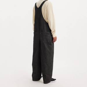 Salopette en jean personnalisée pour homme, coupe ample, en coton, avec bretelles réglables, séchage rapide, vêtements d'extérieur pour les acheteurs en gros - Product Image 4