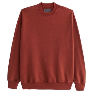 Solid Color Long Sleeve Spring Sweatshirt <b>Men</b> Premium Quality <b>Men</b> Sweatshirt Basic Blended Cotton Wholesale Custom <b>Pullover</b> - Product Image 4