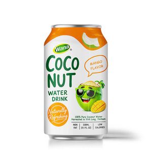 Boisson prête à boire NFC Eau de coco Purée saveur Myrtille 330ML Stérilisée Hydratation Naturelle Rafraîchissante Prix Usine OEM ODM - Product Image 2