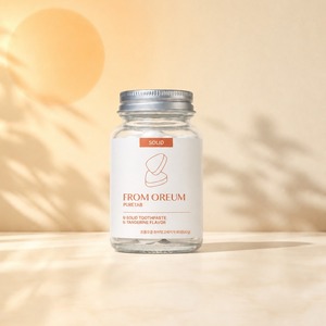 [DE OREUM] Pasta Dental Sólida con Sabor a Mandarina de Jeju, Línea de Productos para el Cuidado Bucal, para Compradores - Product Image 2