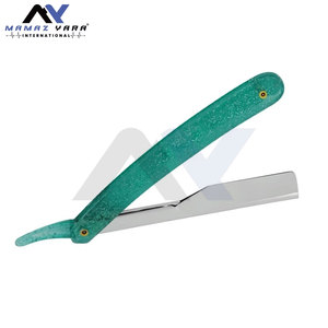 Wholesale Barber <b>Razors</b> Barber Shaving Mens Half Single Edge <b>Razor</b> <b>Blade</b> Straight <b>Razor</b> OEM Logo Branding Salon Barbershop Use - Product Image 2