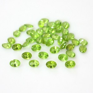 Peridoto Verde Natural, Corte Ovalado, Piedras Preciosas Sueltas, Peridoto Calibrado y Facetado para la Fabricación de Joyas, Precio al por Mayor - Product Image 3
