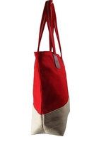 Sac fourre-tout en toile de Jute réutilisable pour femmes, sacs en tissu avec poignées pour le travail scolaire, sacs fourre-tout de Shopping cadeau pour les amies