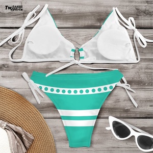 TWILL SPORTS Ensemble bikini 2 pièces de luxe personnalisé pour femme en coton et fibre de bambou, micro-soutien-gorge en V, séchage rapide, respirant 2026 - Product Image 5