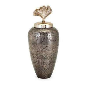 โถโกศแบบเปิดได้ทำจากโลหะรูปทรงโบราณโบราณที่ระลึกศิลปะสมัยใหม่ทำจากโลหะแบบใหม่ - Product Image 1