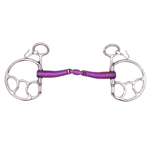 Bocado para Caballo Kimblewick de Titanio con Doble Articulación de Euro Cavall Industries, Modelo ECI-PTB-006, Empaque Personalizado - Product Image 1