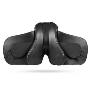 Silla de montar profesional para carreras de caballos, hecha a mano, de cuero premium, ultraligera para velocidad, con opción de personalización de marca. - Product Image 2