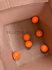 ลูกคริกเก็ตหนังเย็บมือคุณภาพสูงเกรด A ขนาด 156 กรัม สีส้ม สำหรับฝึกซ้อม โปรโมชั่นขายส่ง รับสกรีนโลโก้ - Product Image 5