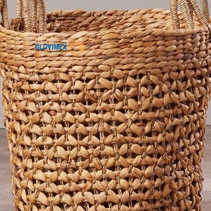 ตะกร้าปิกนิกน้ำผักตบชวา3ชุดตะกร้าของขวัญ - Product Image 4