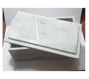 Caja de Joyería de Mármol de Alta Calidad, Personalizada, Rectangular, Artesanal, en Oferta, Superventas - Product Image 2