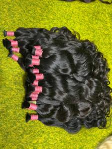 Cabello Virgen Indio Sin Químicos, Sin Tinte y con Brillo Natural para Extensiones de Cabello Auténticas - Product Image 1