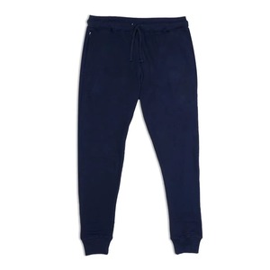 <b>Men's</b> <b>Navy</b> Blue Solid Tracksuit Full Sleeve Crew Neck Sweatshirt Elastic Waist <b>Jogger</b> Pants Casual Sportswear Autumn Wear - Product Image 4