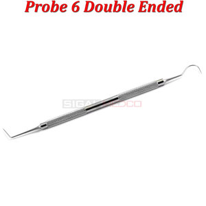 New Dental Probe No.6 Composite Filling Plugger Explorer Root Canal Spreader Scaler 6.29 Inch Double Ended Surgical Instruments - Product Image 4