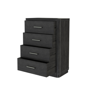 Mueble Auxiliar de Diseño Minimalista con Estantes de Almacenamiento y Cuatro Cajones para Mesa de Consola, Muebles de Dormitorio y Conjunto de Decoración - Product Image 4