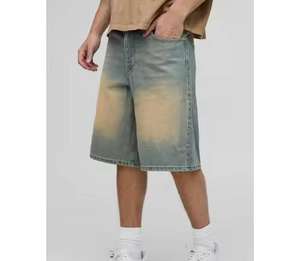 Shorts en jean épais 100 % coton pour homme 2025 – Style streetwear décontracté, séchage rapide, personnalisable - Product Image 1