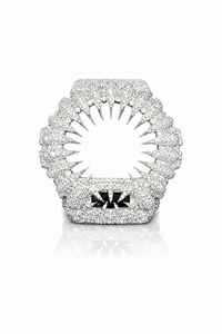 Starspire Jewels Fashion 925 Sterling Silver Hip Hop Jewelry Fully Iced VVS Moissanite <b>Watch</b> Bezel <b>7</b> Customizable Size - Product Image 4