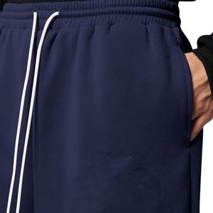 Pantalones de chándal personalizados de algodón de punto con forro polar, cintura elástica, de peso medio, holgados, de pierna ancha, estilo baggy, para hombre, de ajuste relajado, para invierno - Product Image 5