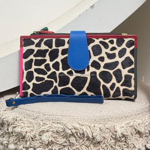 Nuevo diseñador de alta calidad de cuero reciclado Animal Print Lady Wallet tarjeta de crédito ATM Card Bifold monedero con muñequera para mujer - Product Image 4
